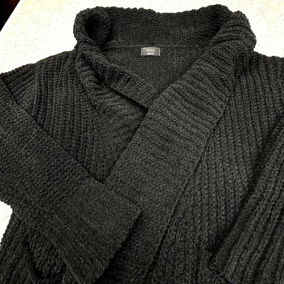 Vici Woman's Open Wrap Cardigan Long Sleeve Size‎ Medium Super Soft - Picture 2 of 7